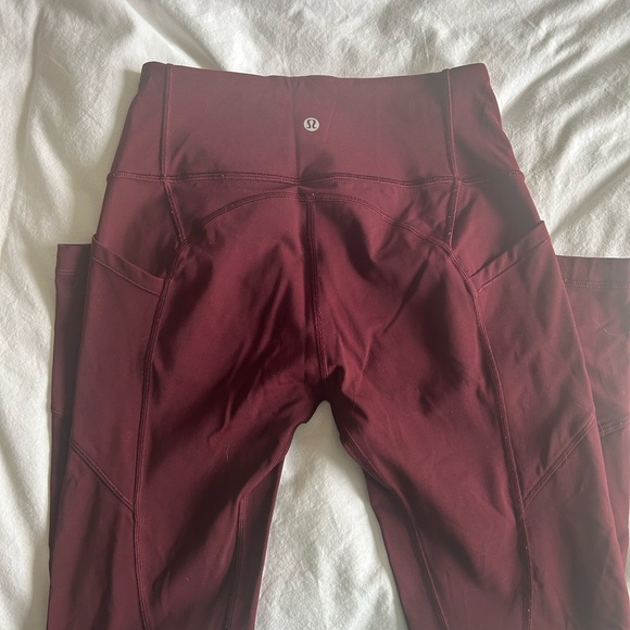 Lululemon wunder under with pocket 25" - Picture 2 of 2